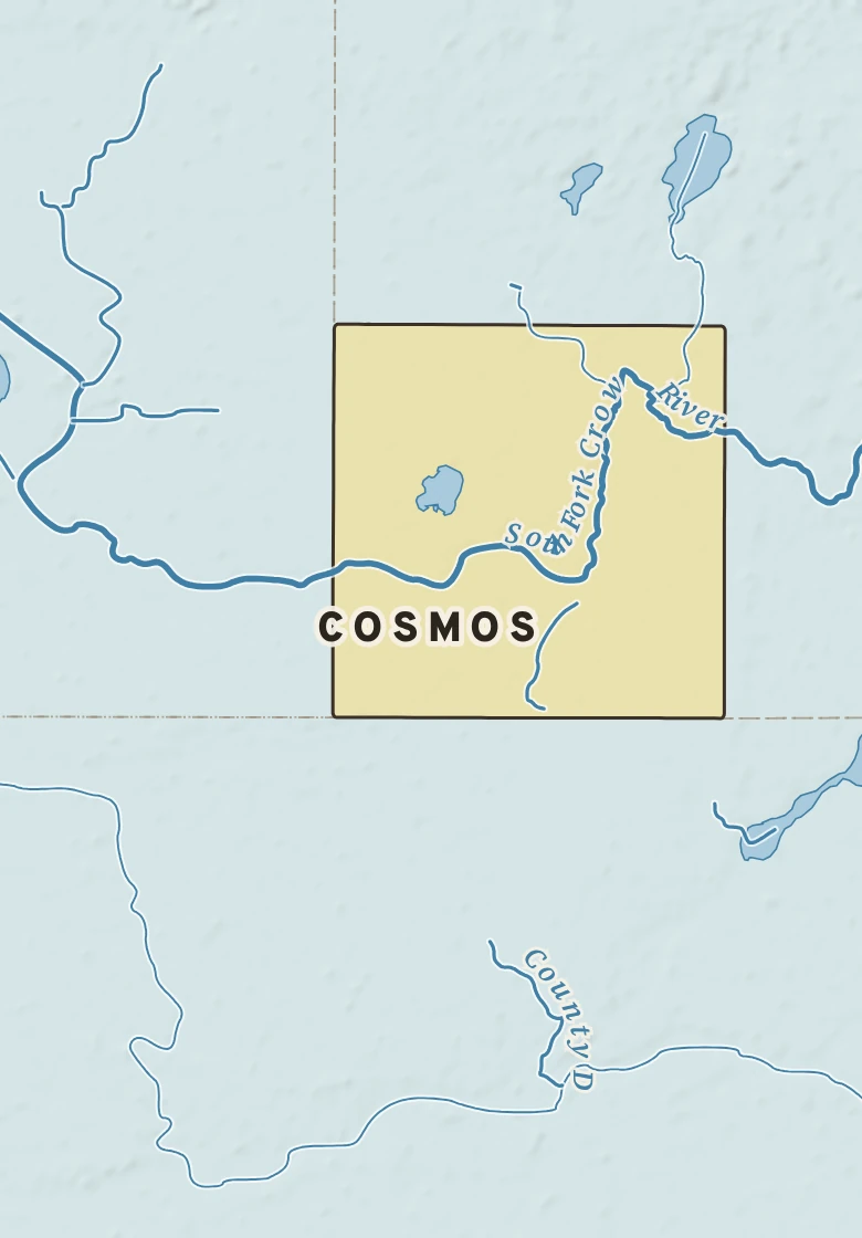 Atlas plate of Cosmos, Minnesota.