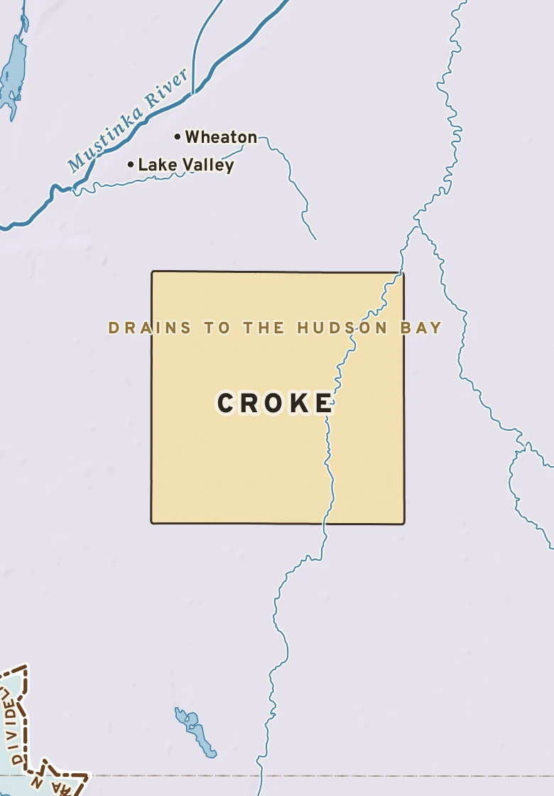 Atlas plate of Croke, Minnesota.
