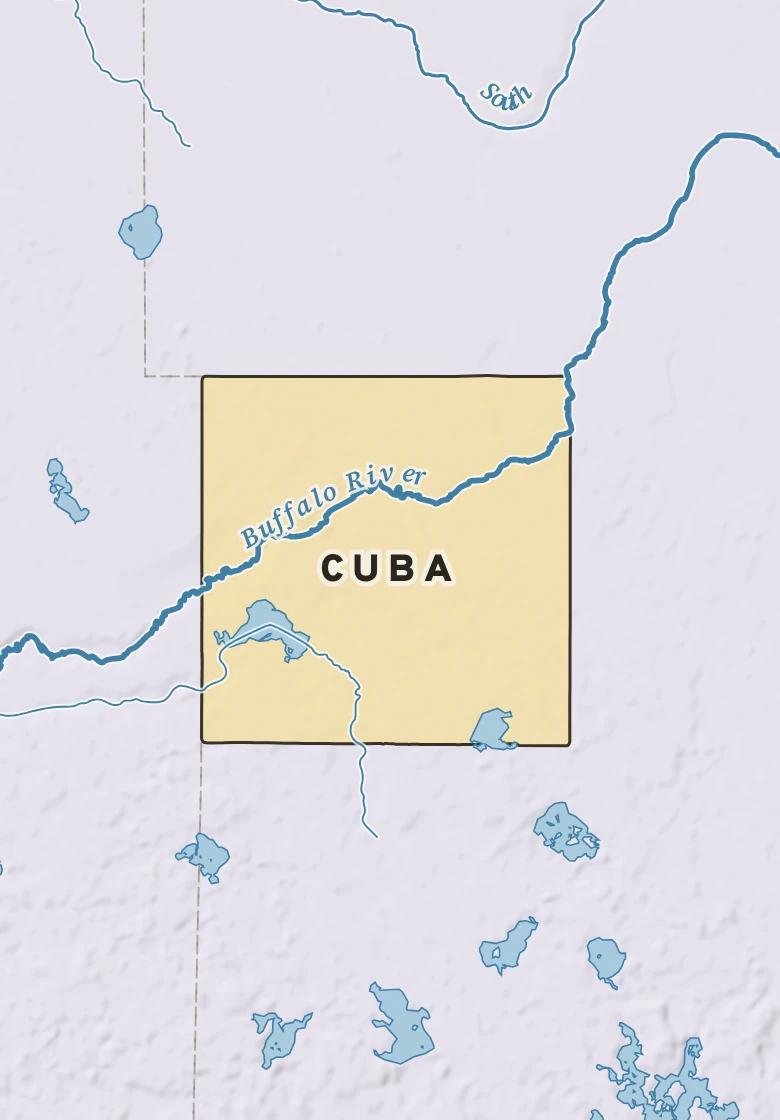 Atlas plate of Cuba, Minnesota.