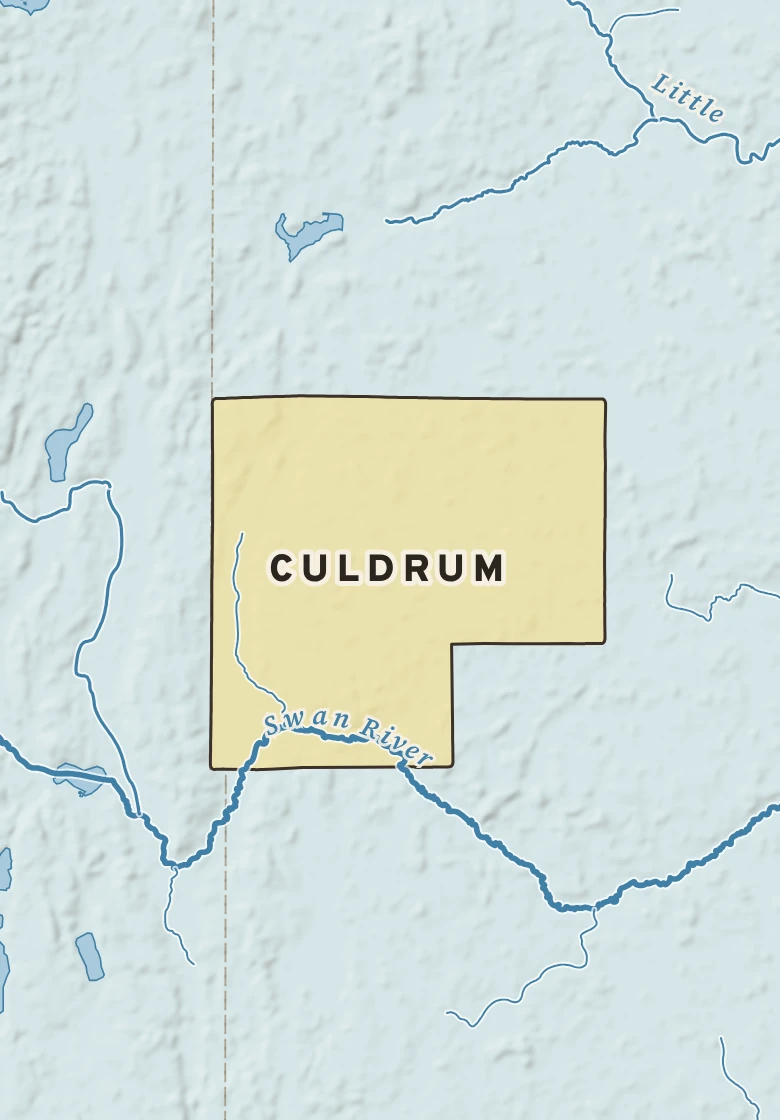 Atlas plate of Culdrum, Minnesota.