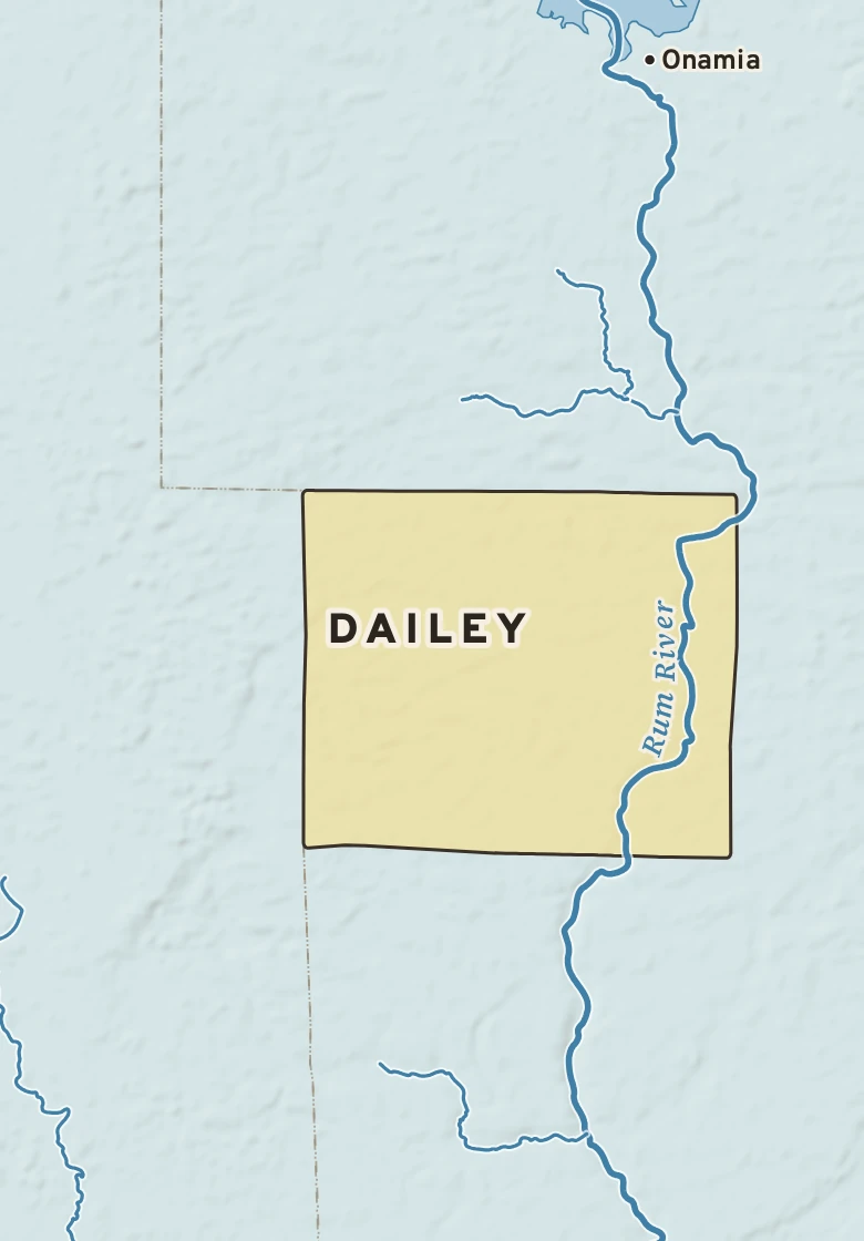 Atlas plate of Dailey, Minnesota.