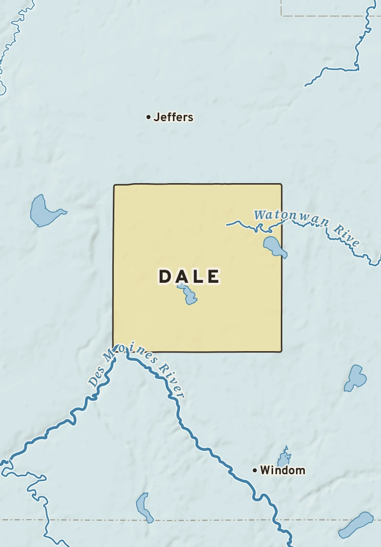Atlas plate of Dale, Minnesota.