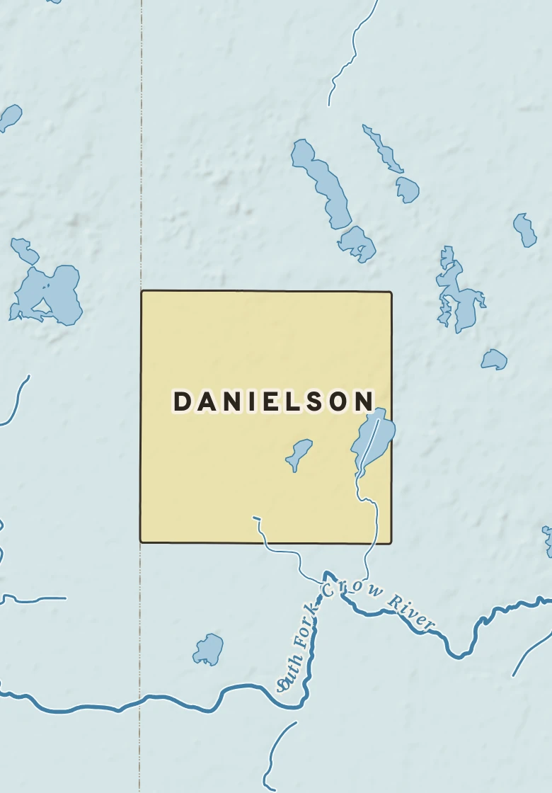 Atlas plate of Danielson, Minnesota.
