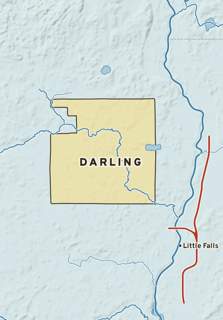 Atlas plate of Darling, Minnesota.