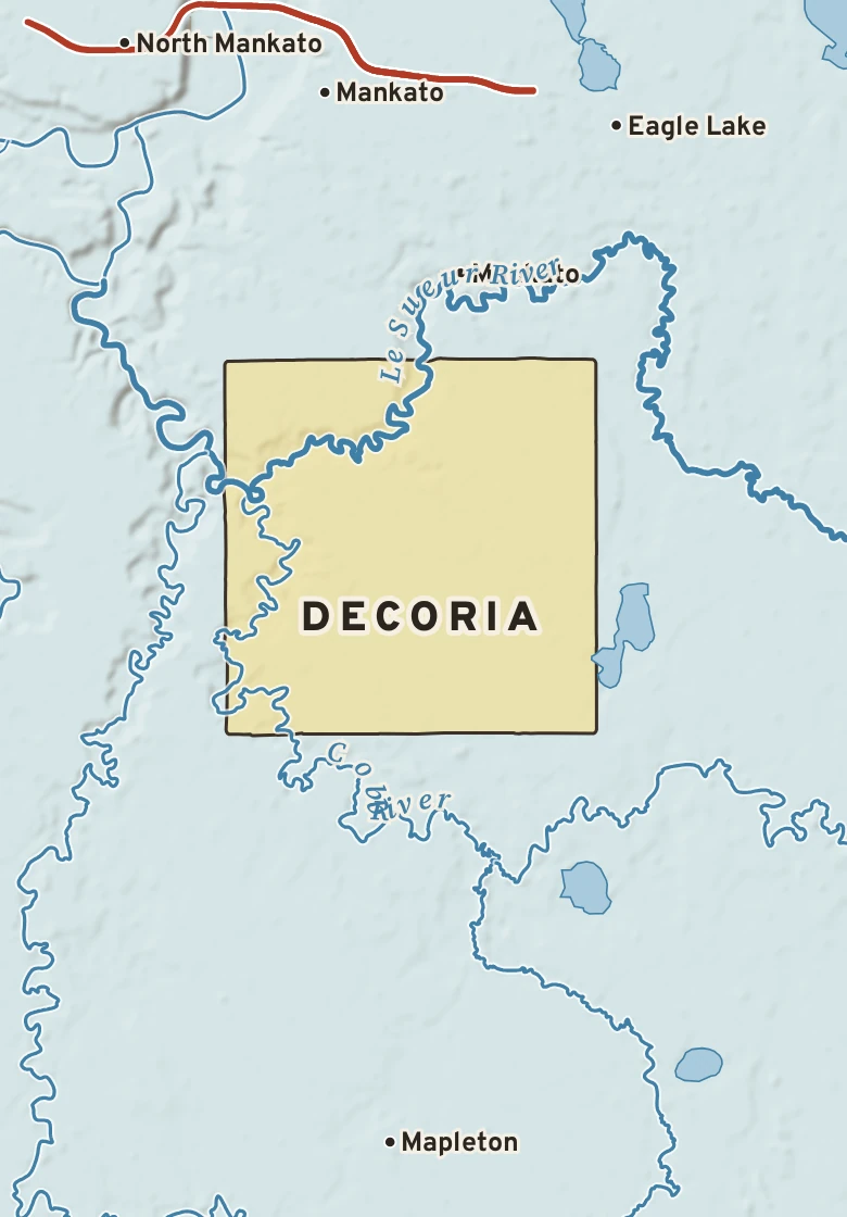Atlas plate of Decoria, Minnesota.