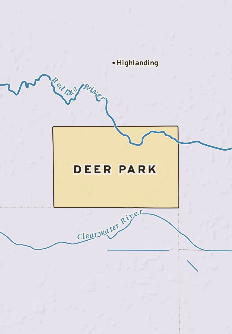 Atlas plate of Deer Park, Minnesota.