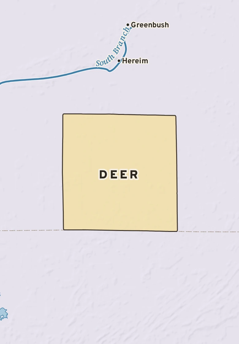 Atlas plate of Deer, Minnesota.