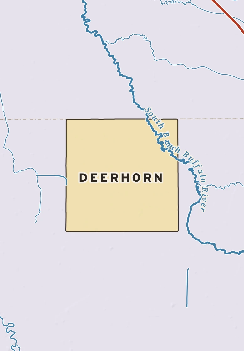 Atlas plate of Deerhorn, Minnesota.