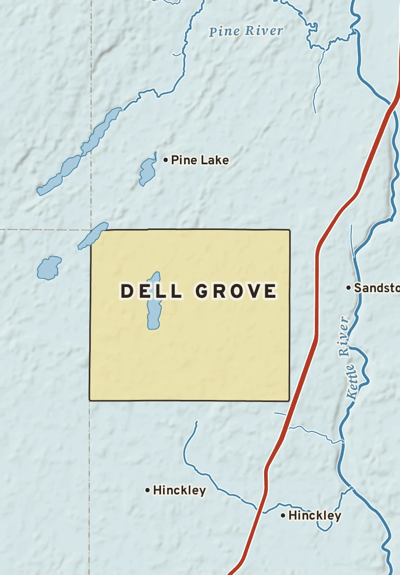 Atlas plate of Dell Grove, Minnesota.