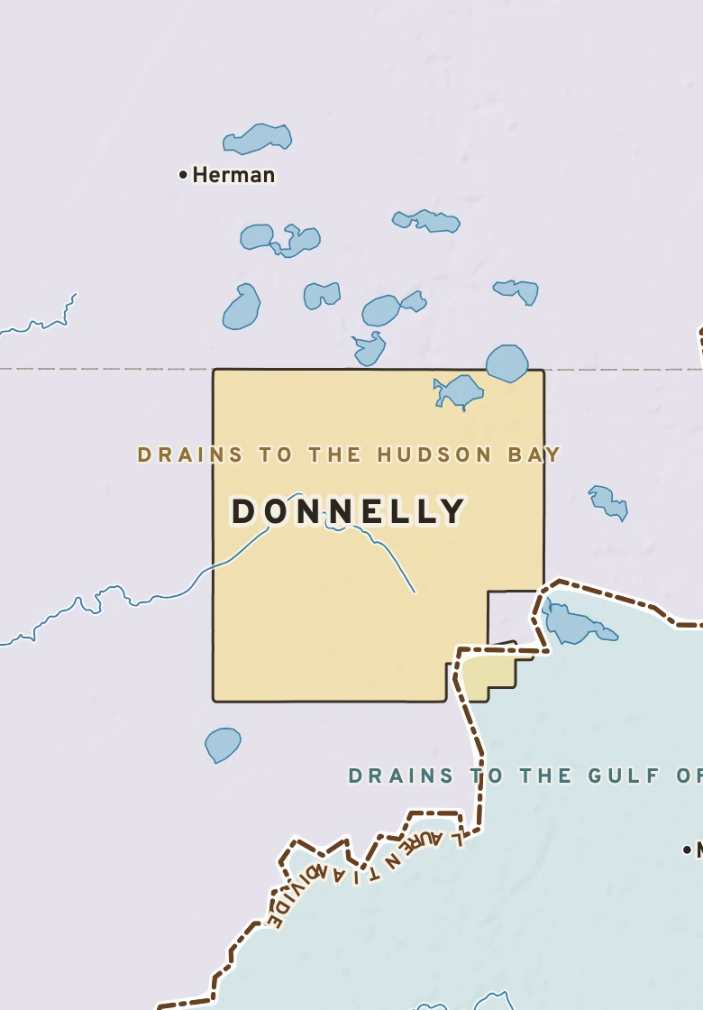 Atlas plate of Donnelly, Minnesota.
