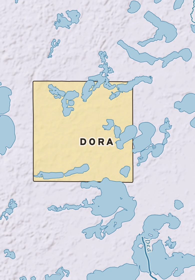 Atlas plate of Dora, Minnesota.