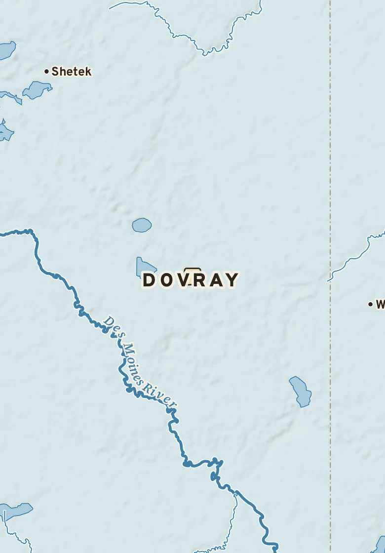 Atlas plate of Dovray, Minnesota.
