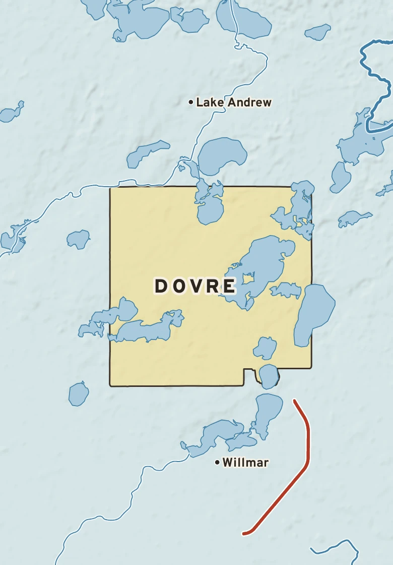 Atlas plate of Dovre, Minnesota.