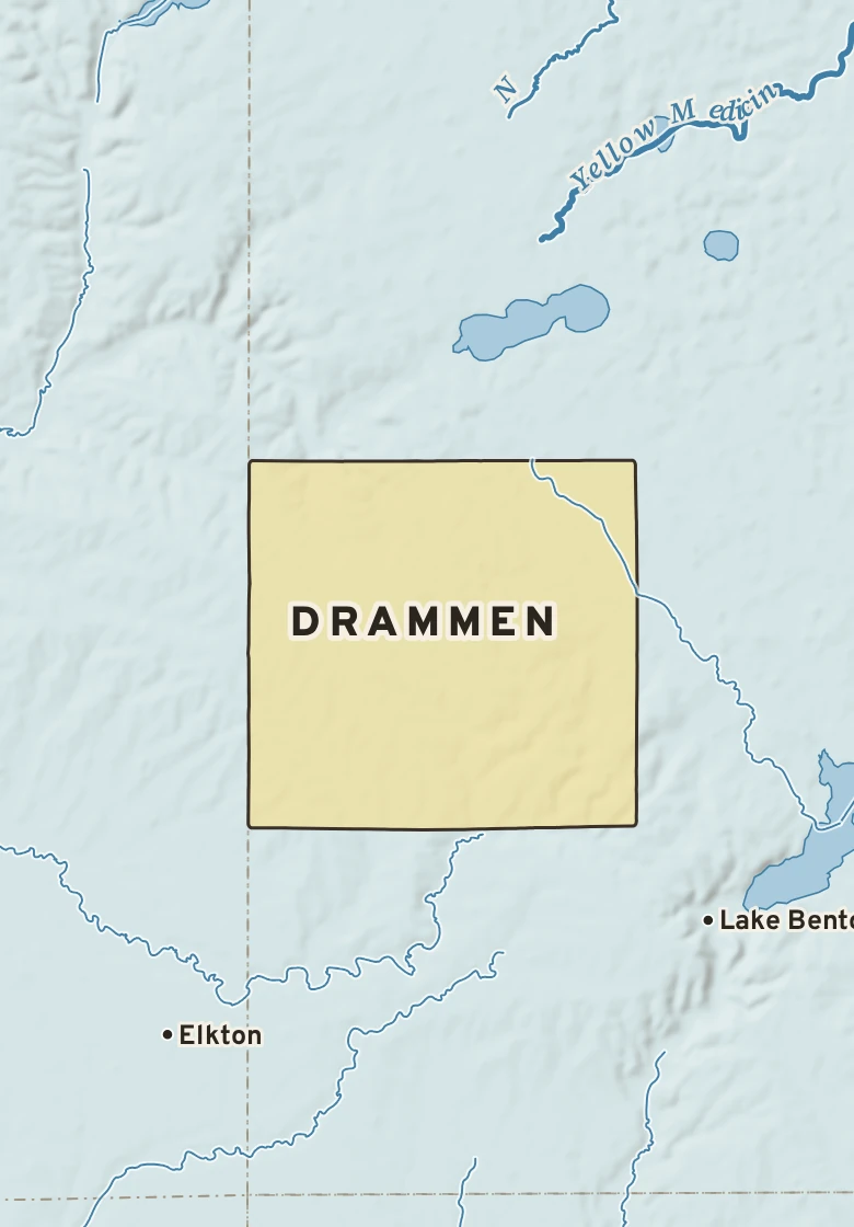 Atlas plate of Drammen, Minnesota.