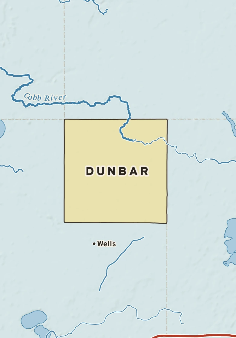 Atlas plate of Dunbar, Minnesota.