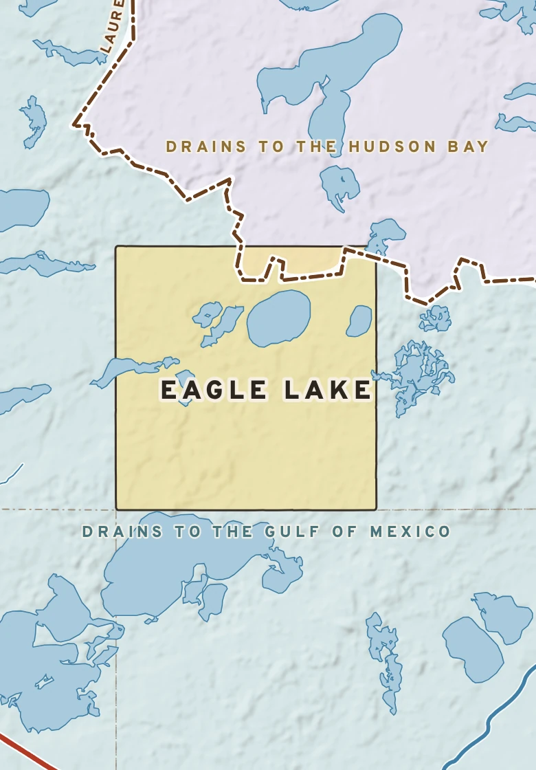 Atlas plate of Eagle Lake, Minnesota.