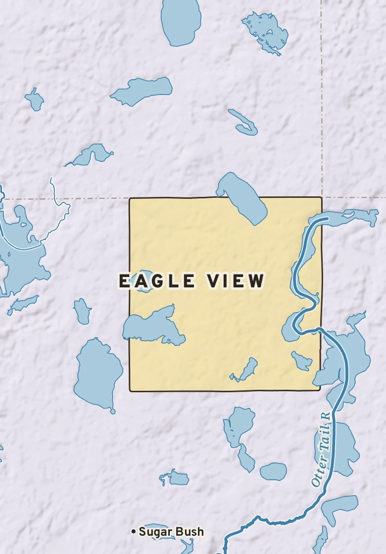 Atlas plate of Eagle View, Minnesota.