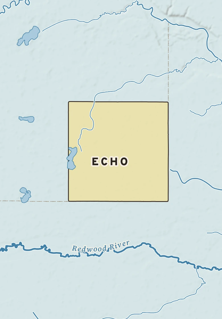 Atlas plate of Echo, Minnesota.