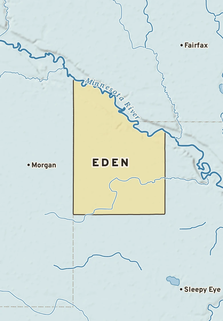Atlas plate of Eden, Minnesota.