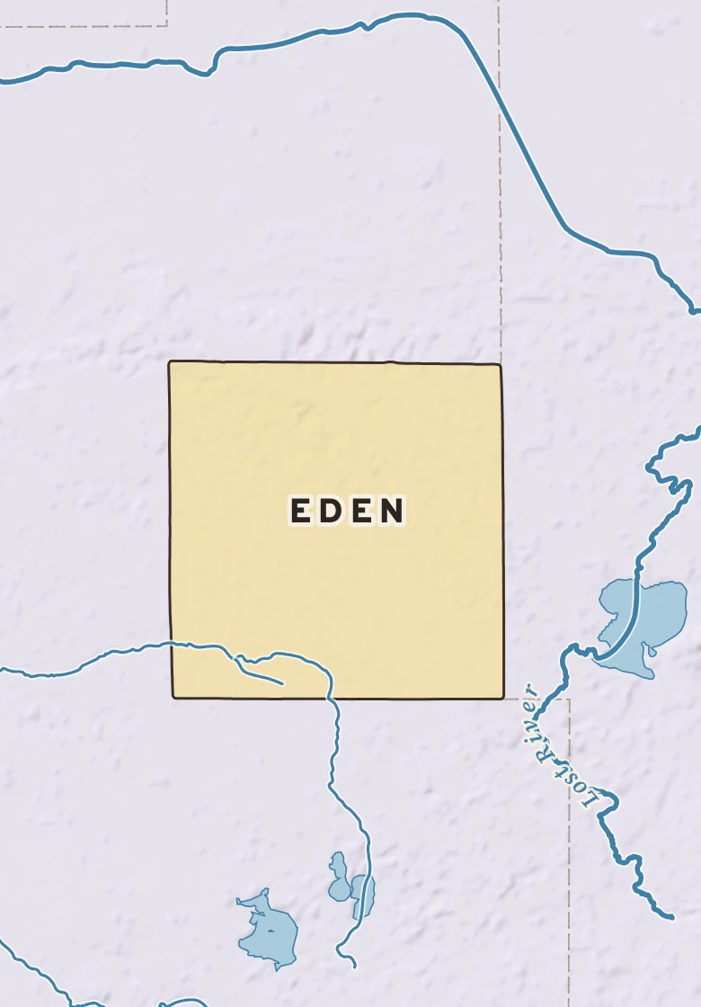 Atlas plate of Eden, Minnesota.