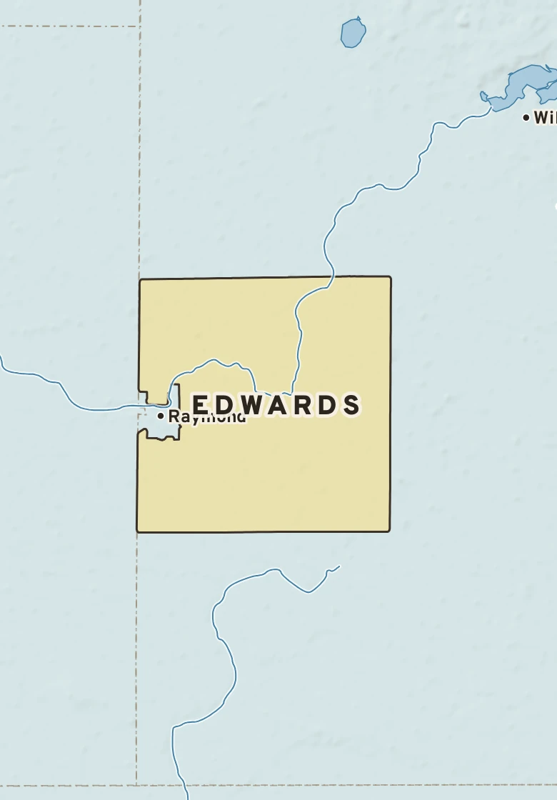 Atlas plate of Edwards, Minnesota.