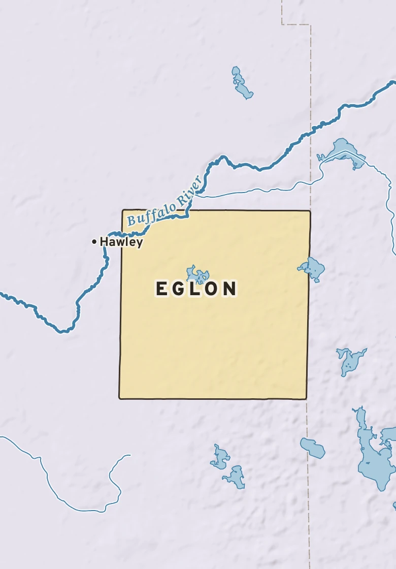 Atlas plate of Eglon, Minnesota.