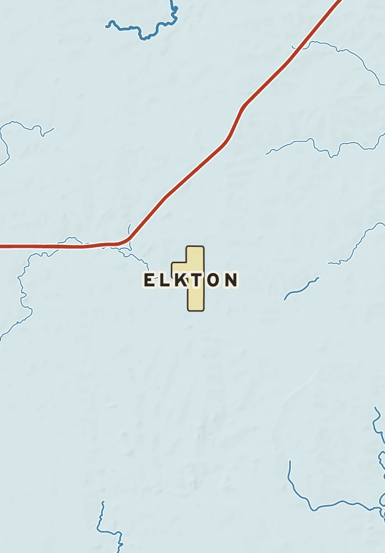 Atlas plate of Elkton, Minnesota.
