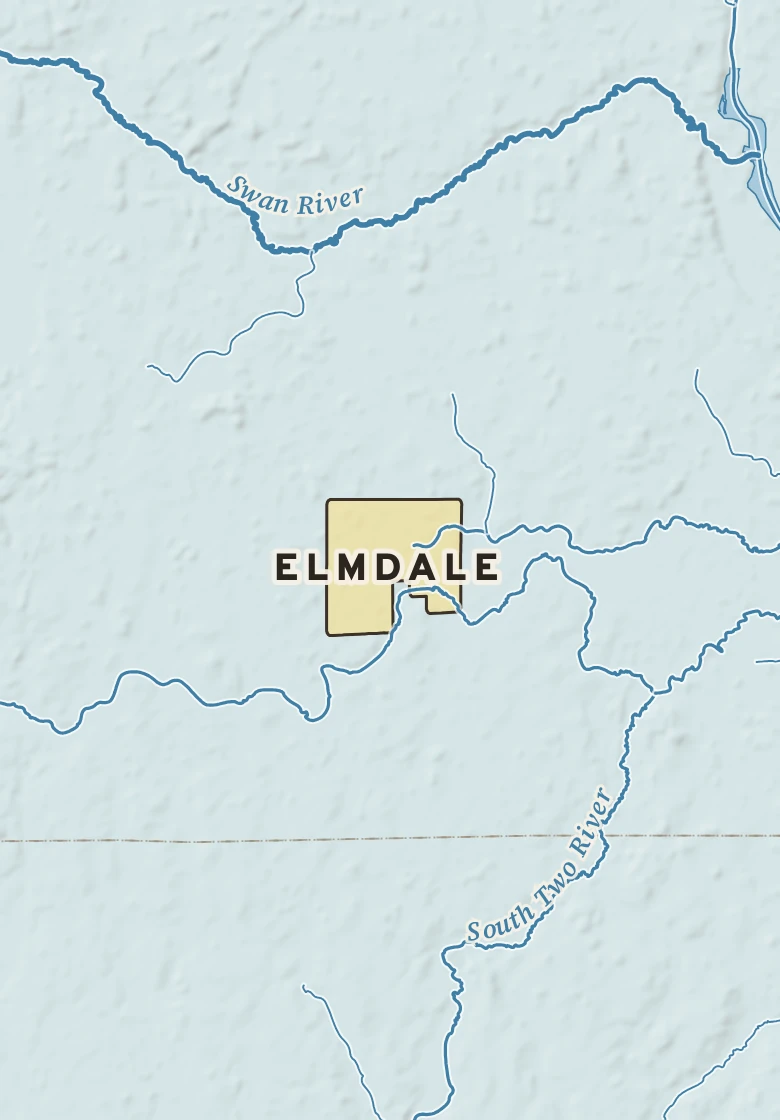 Atlas plate of Elmdale, Minnesota.