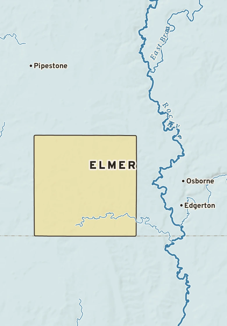 Atlas plate of Elmer, Minnesota.