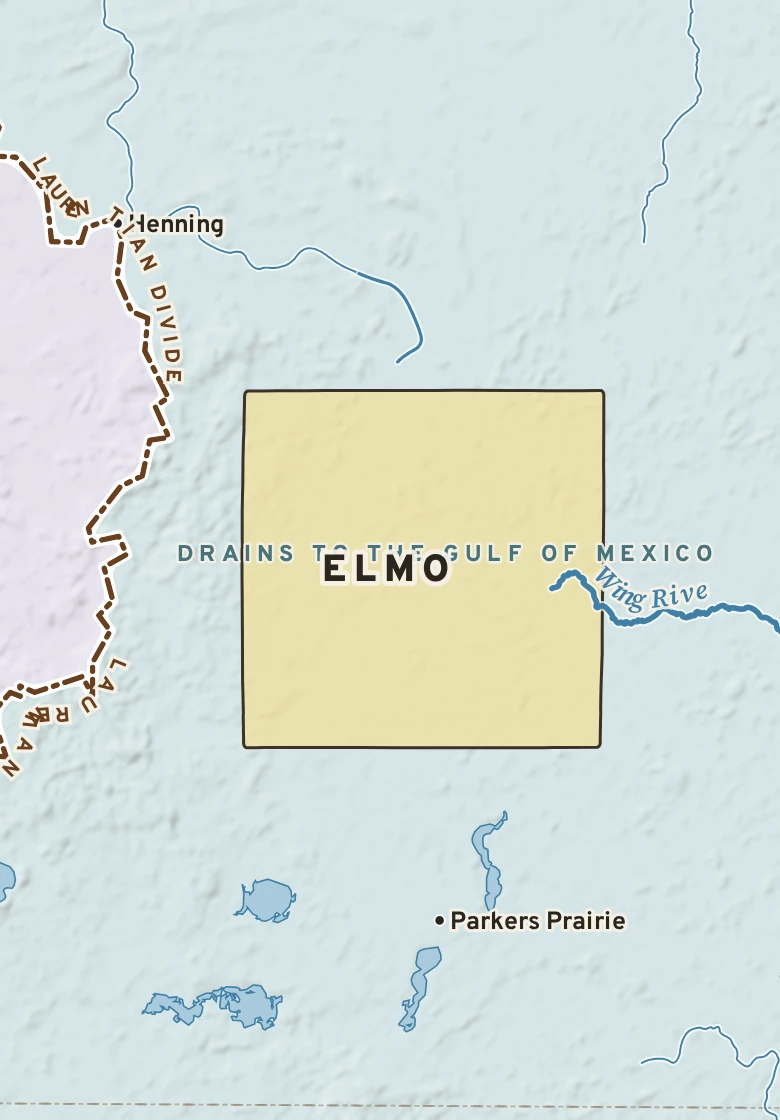 Atlas plate of Elmo, Minnesota.