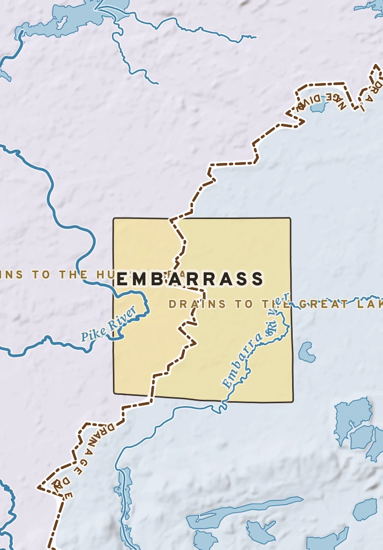 Atlas plate of Embarrass, Minnesota.