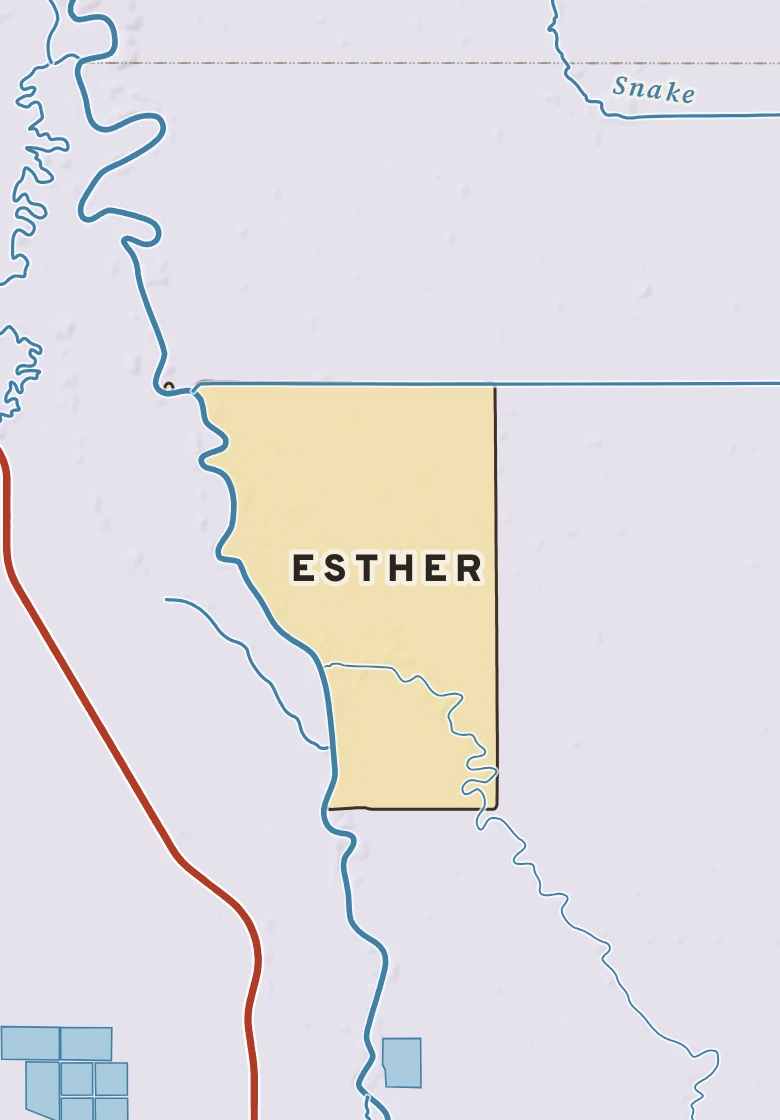 Atlas plate of Esther, Minnesota.