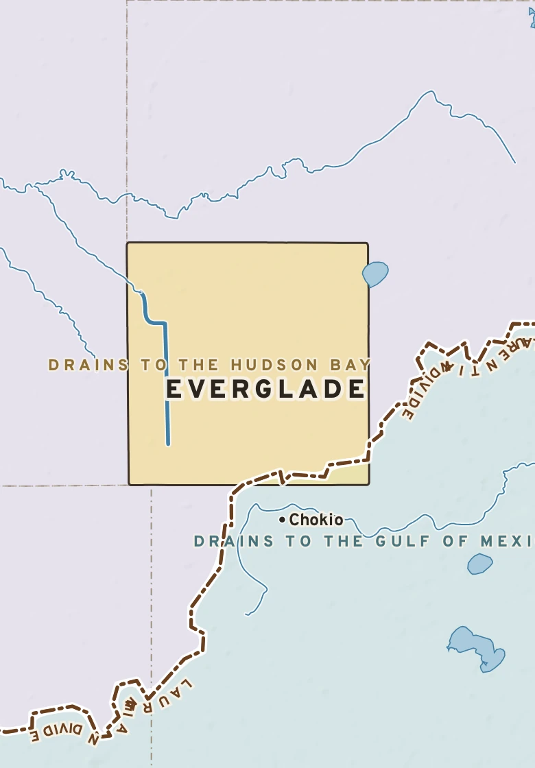 Atlas plate of Everglade, Minnesota.