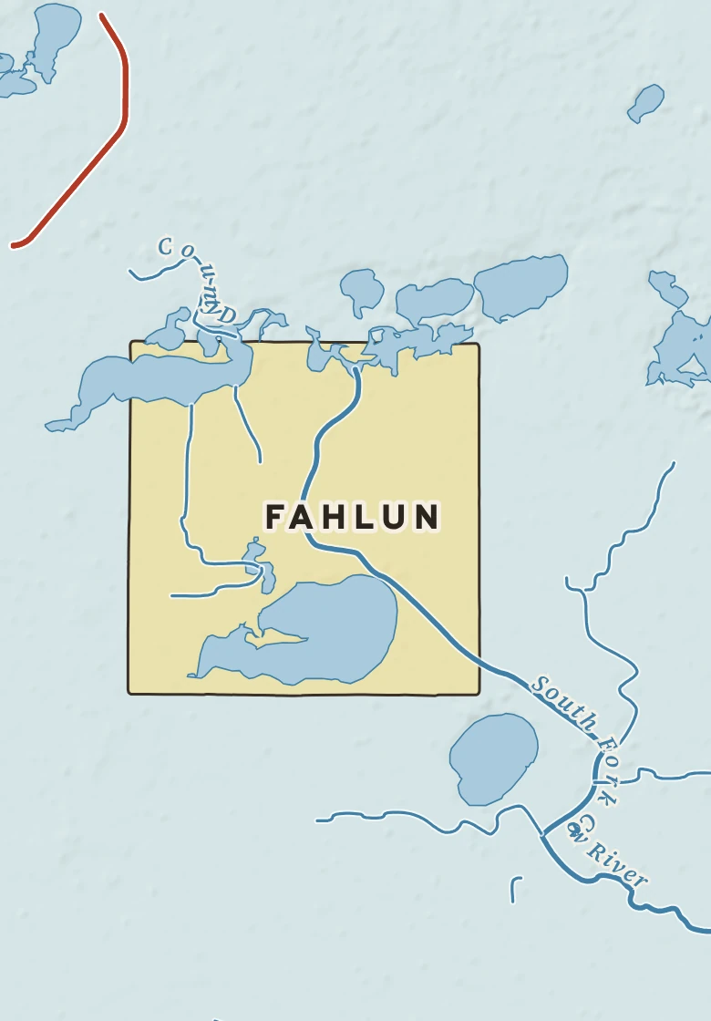 Atlas plate of Fahlun, Minnesota.