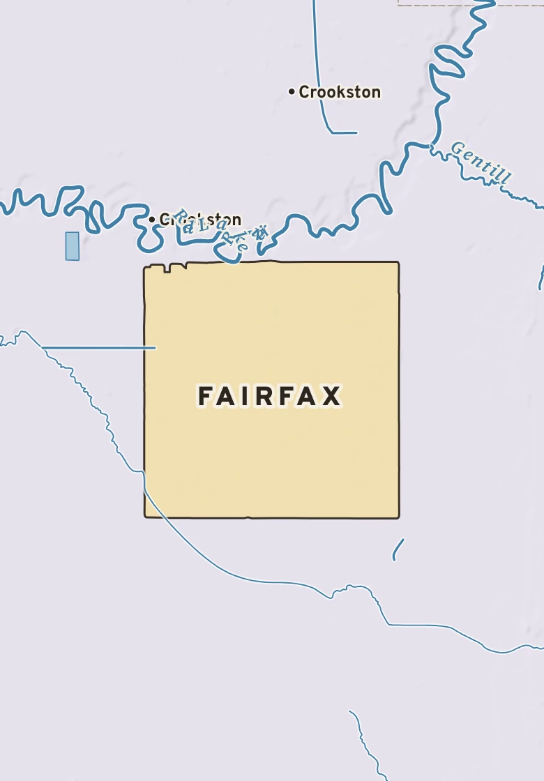 Atlas plate of Fairfax, Minnesota.