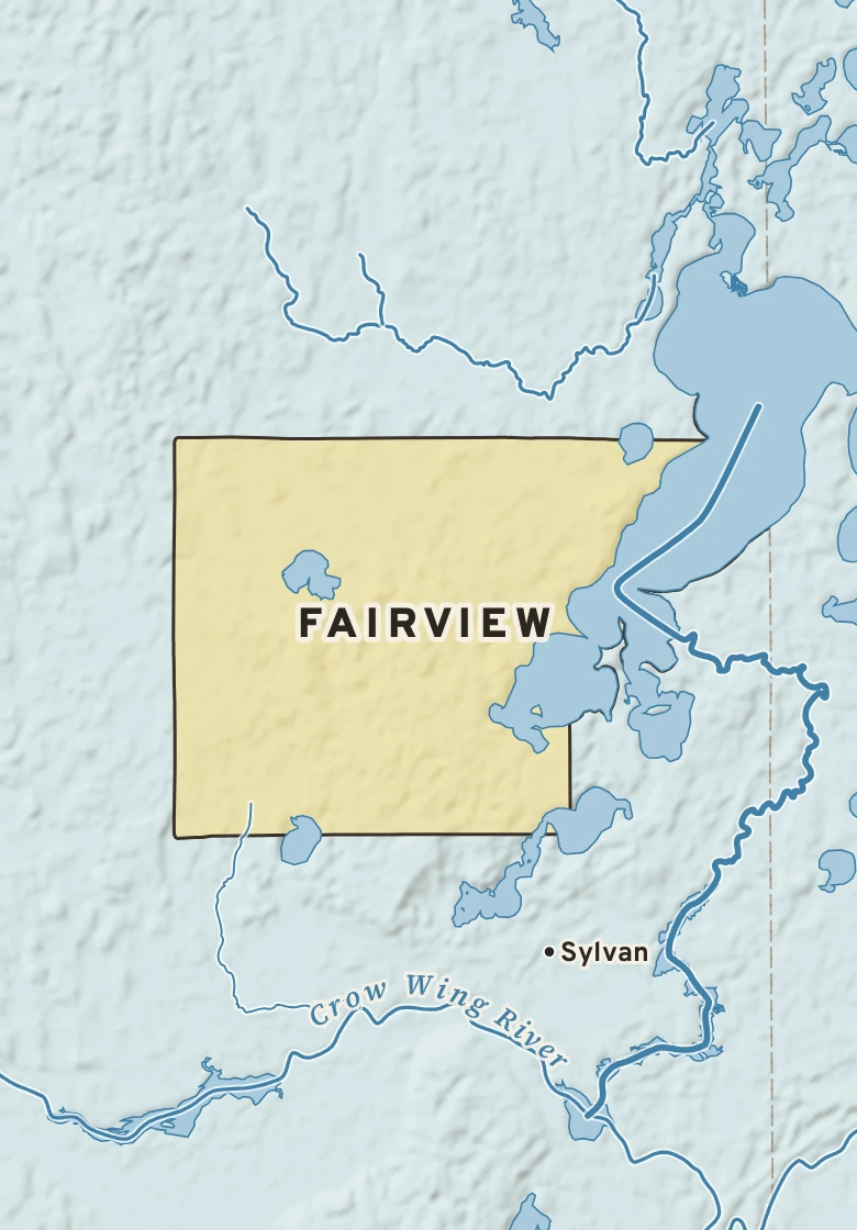 Atlas plate of Fairview, Minnesota.