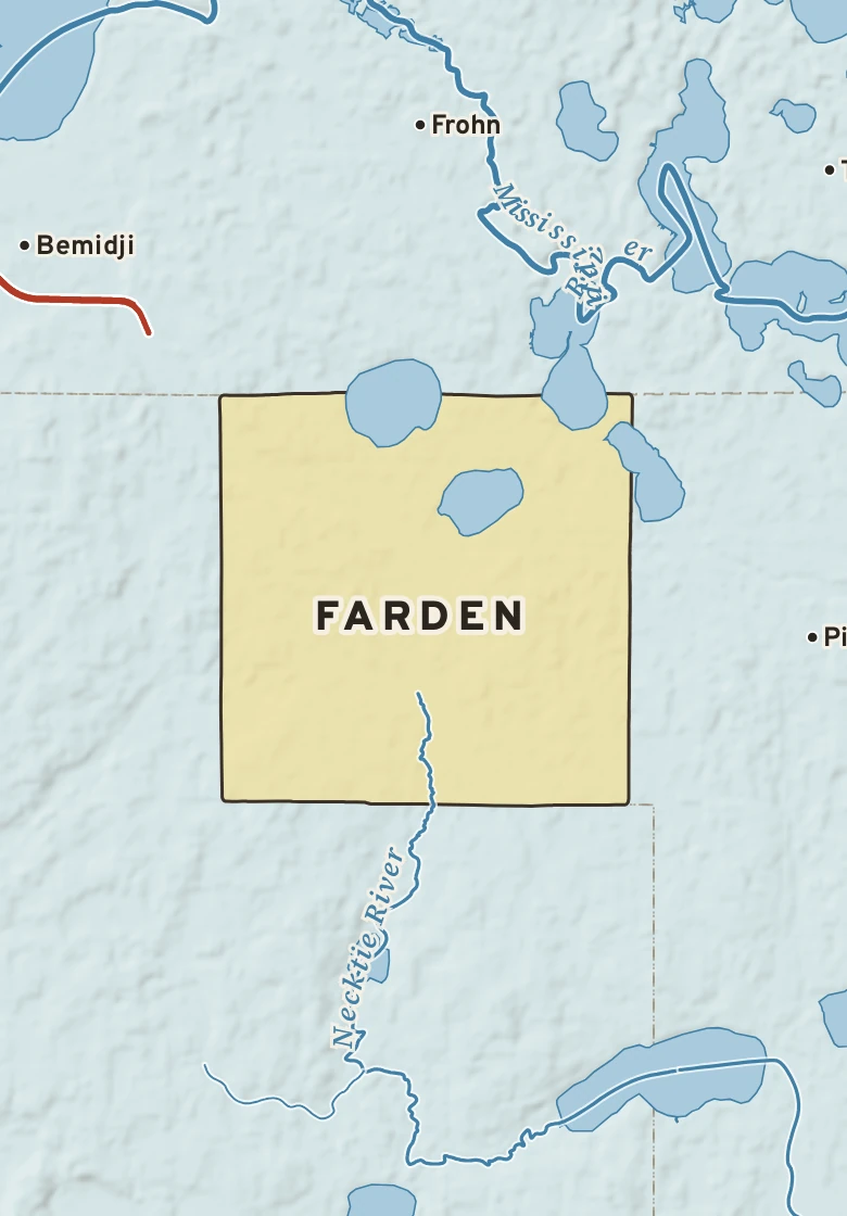Atlas plate of Farden, Minnesota.