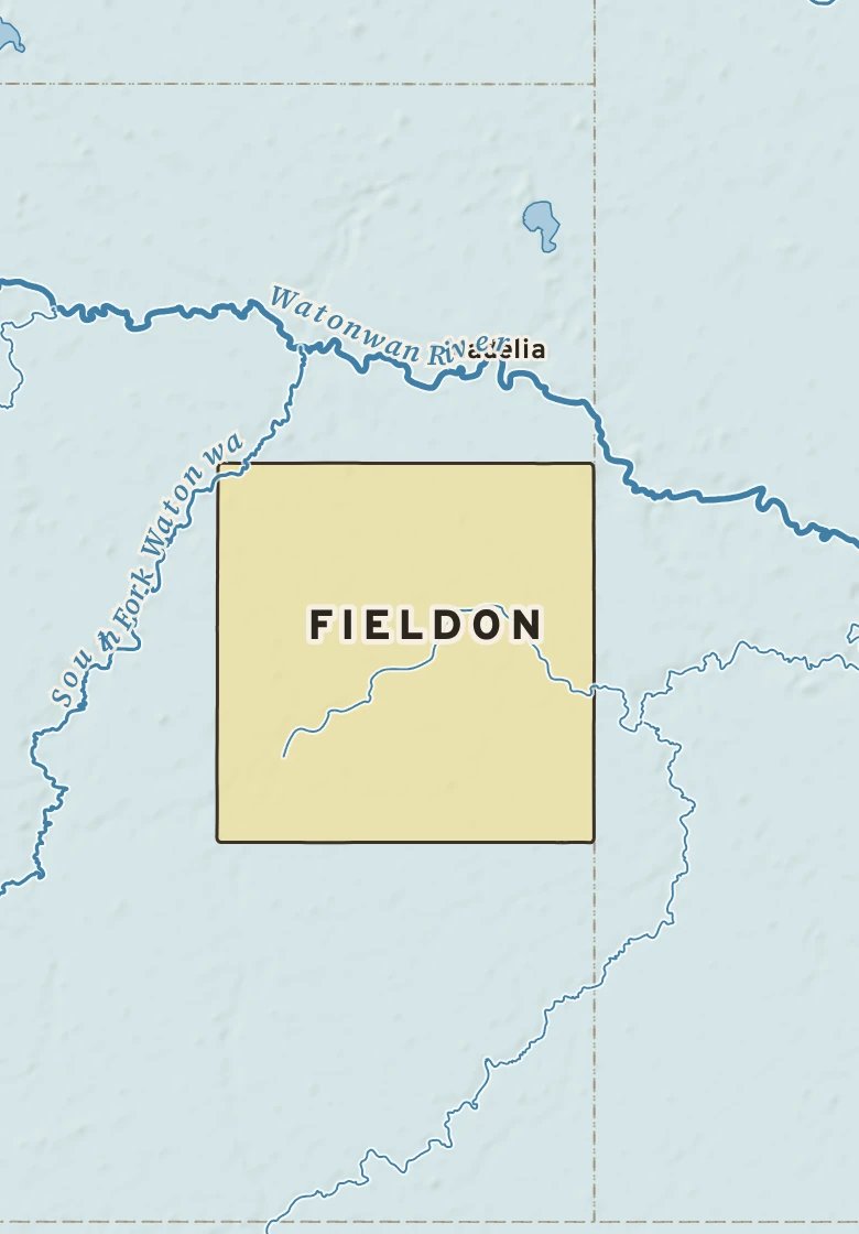 Atlas plate of Fieldon, Minnesota.