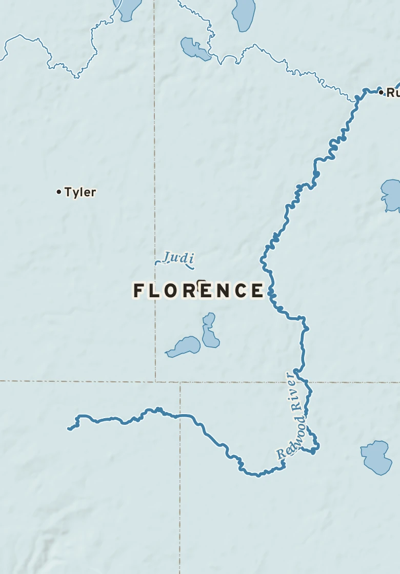 Atlas plate of Florence, Minnesota.