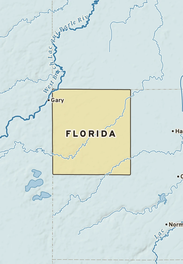 Atlas plate of Florida, Minnesota.