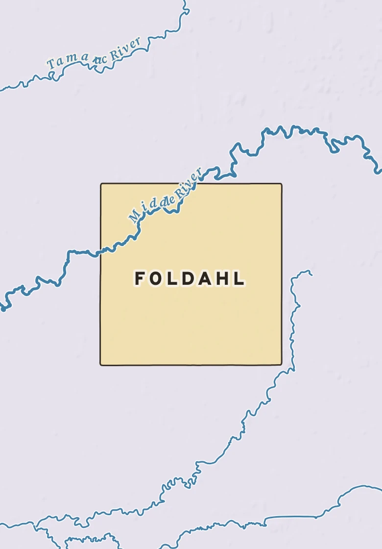 Atlas plate of Foldahl, Minnesota.