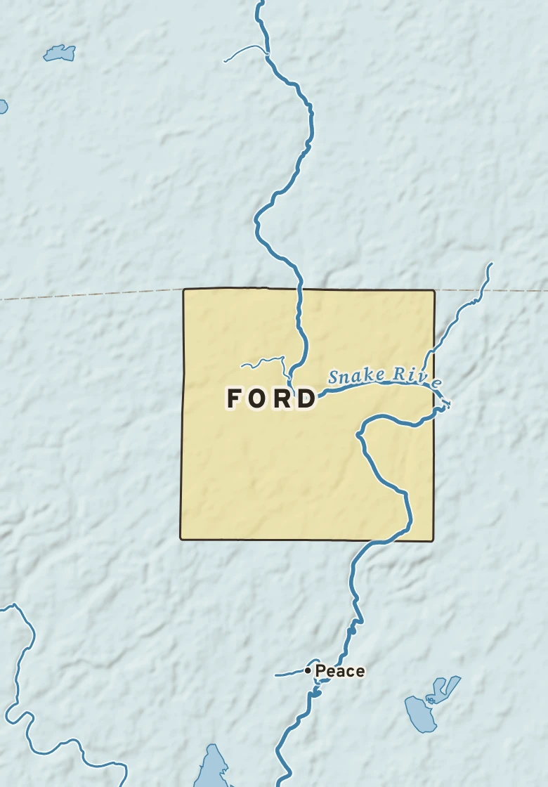 Atlas plate of Ford, Minnesota.