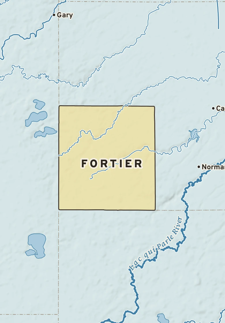 Atlas plate of Fortier, Minnesota.