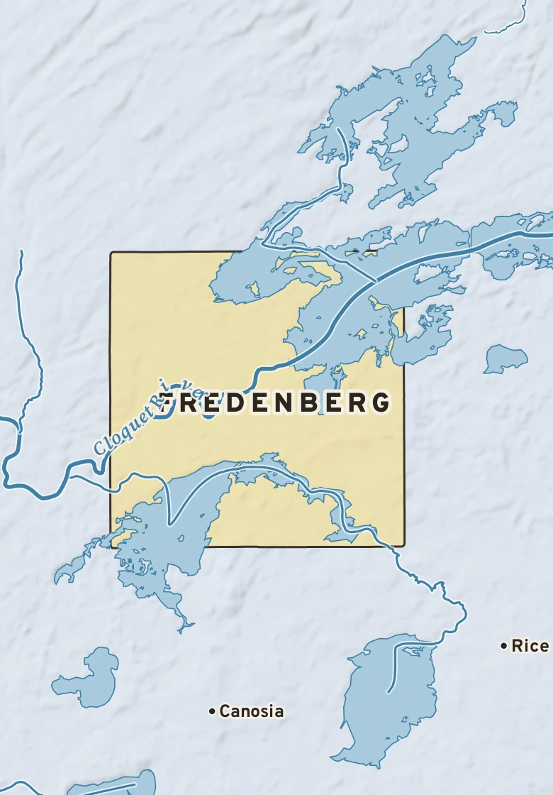 Atlas plate of Fredenberg, Minnesota.