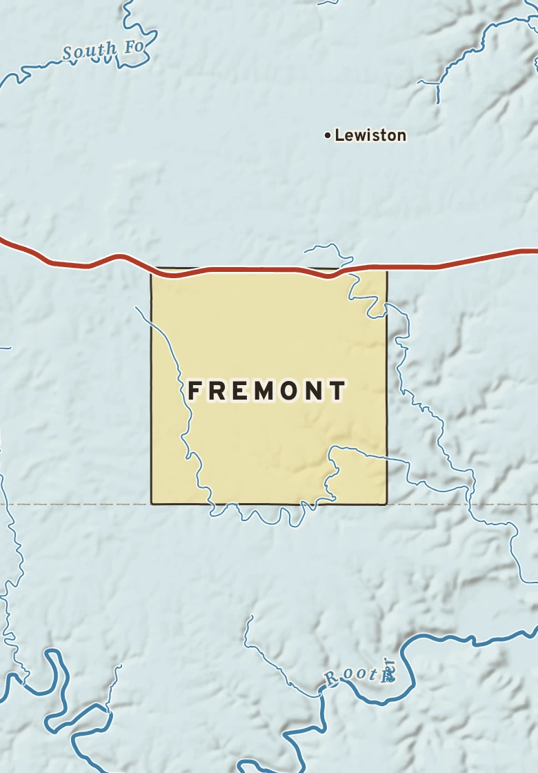 Atlas plate of Fremont, Minnesota.