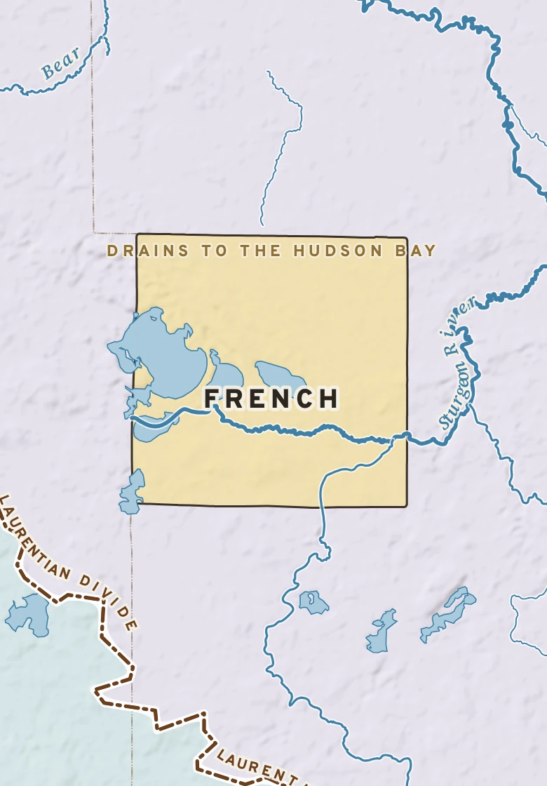 Atlas plate of French, Minnesota.