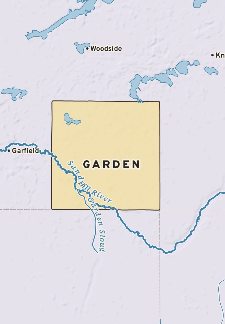 Atlas plate of Garden, Minnesota.