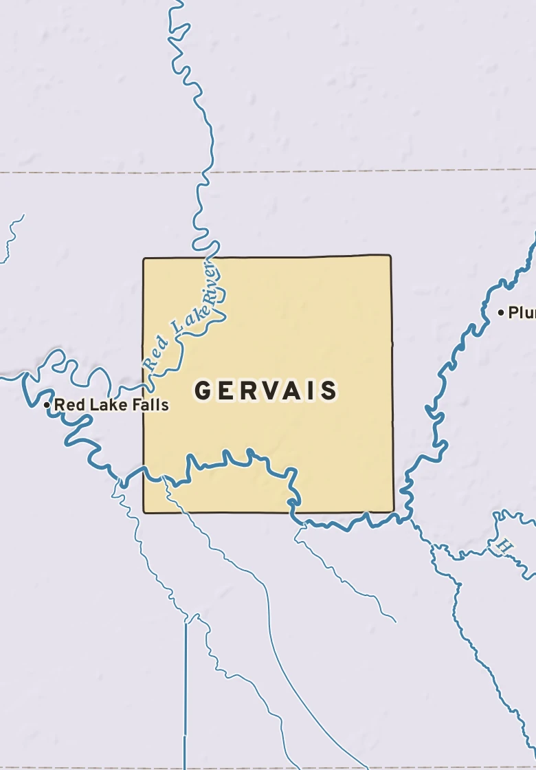 Atlas plate of Gervais, Minnesota.