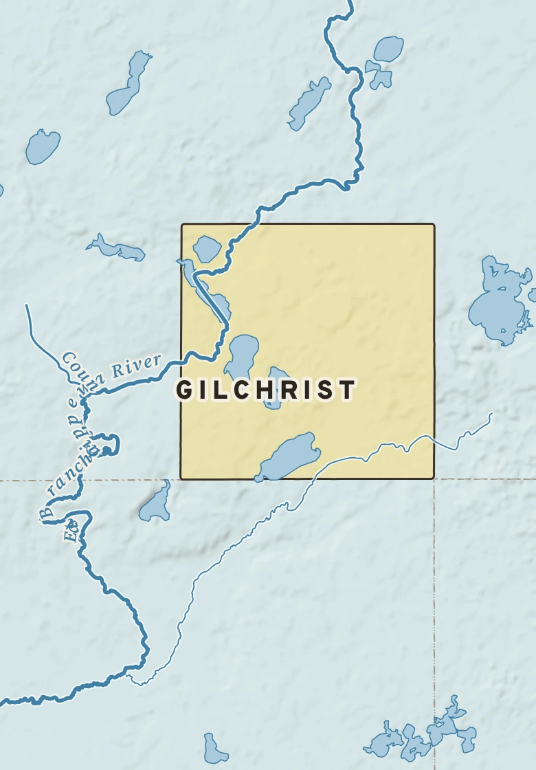 Atlas plate of Gilchrist, Minnesota.