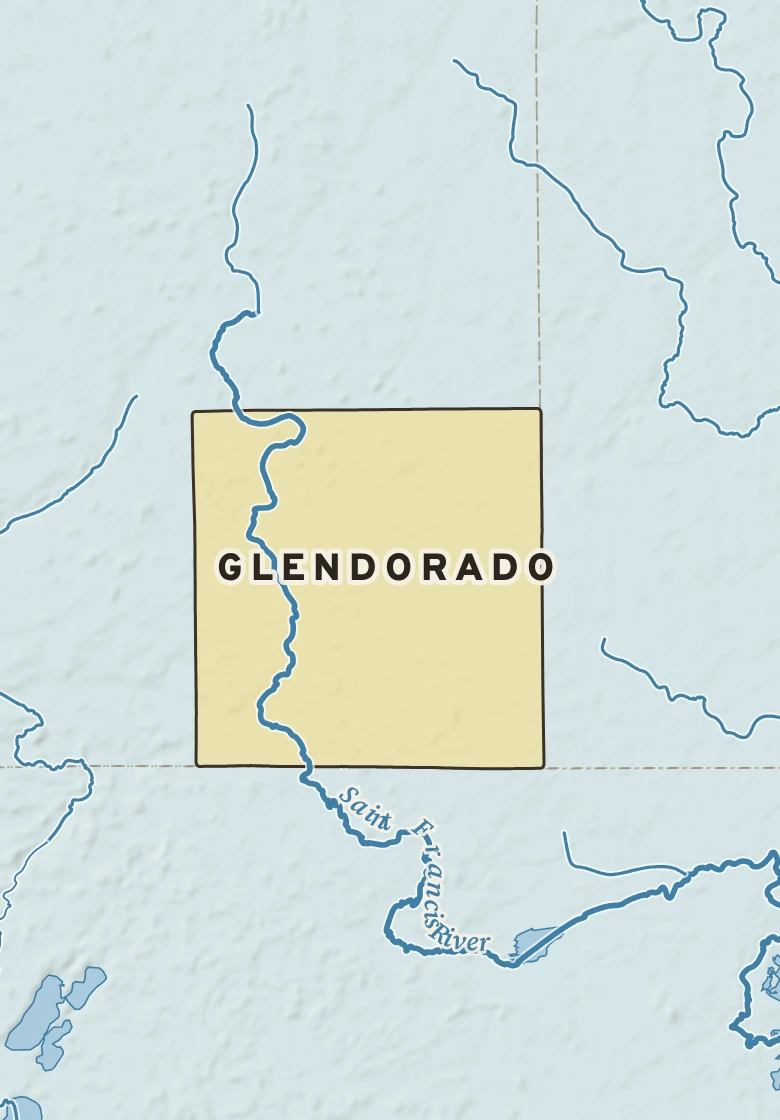Atlas plate of Glendorado, Minnesota.